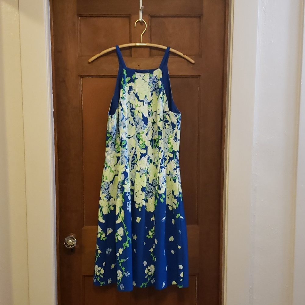 NWOT Adrianna Papell Garden Party Floral Dress